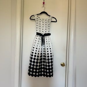 Black and White Polka Dot Dress